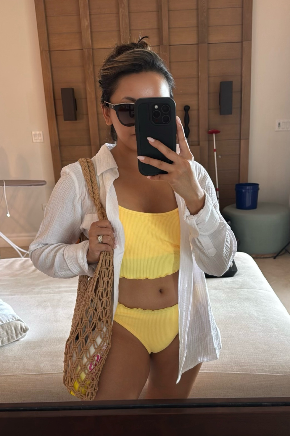 Pool day ☀️🏝️

My swimsuit is old from target but I linked a similar option!
White button down size xs TTS - wanted a roomy fit


#LTKItBag #LTKSwim #LTKTravel