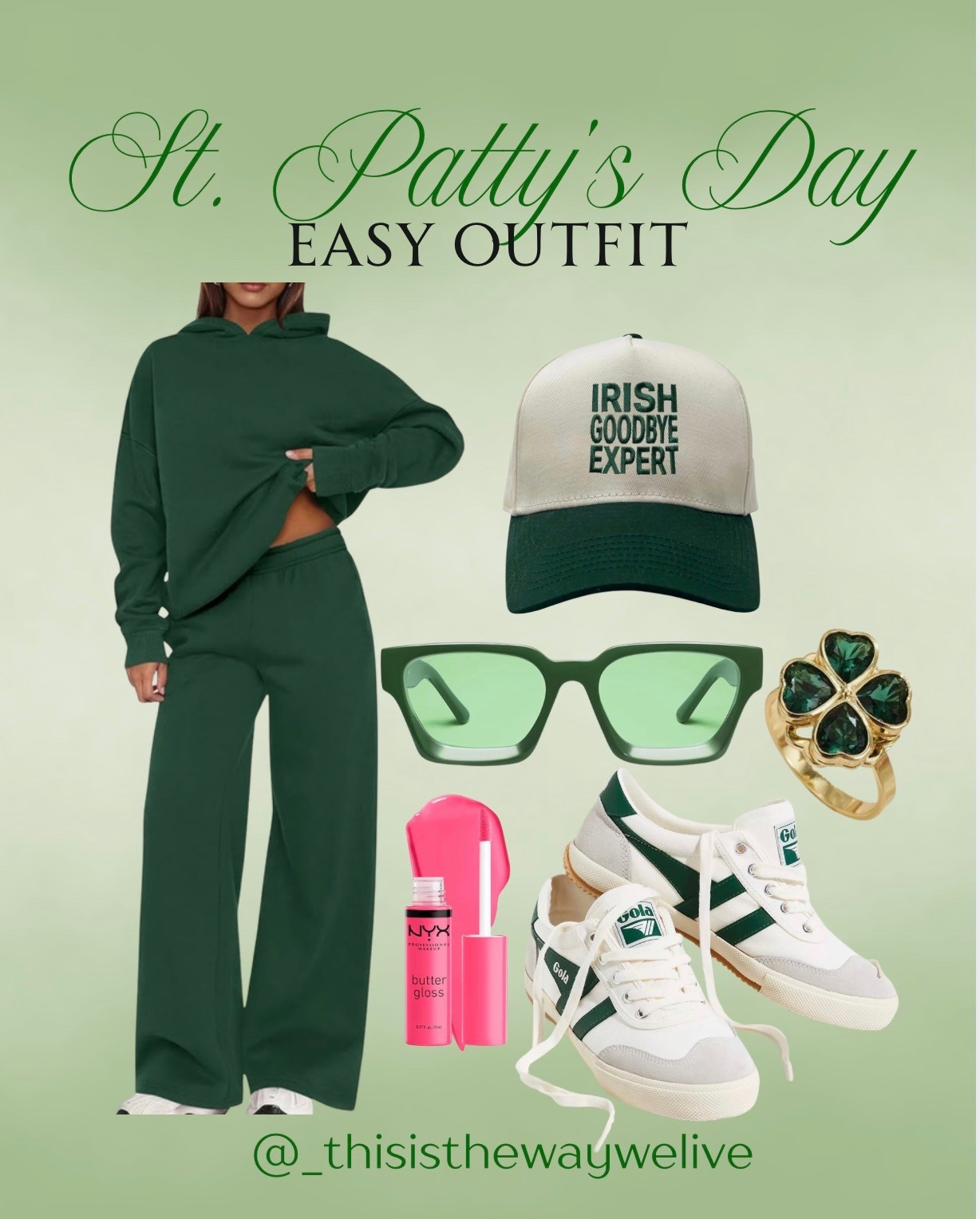 St. Patrick’s Day Outfit 🍀
Easy and Comfy Outfit look. 

#LTKOver40 #LTKootd #LTKmomlife