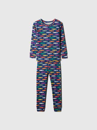 babyGap Organic Cotton Crayon PJ Set | Gap (US)