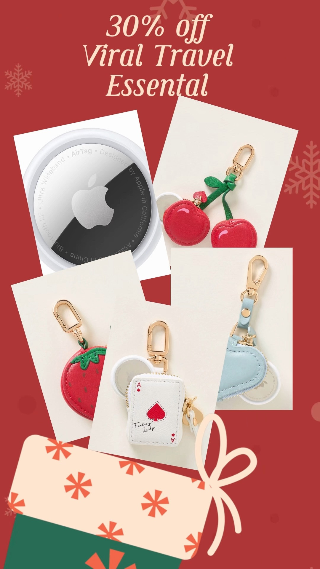 Black Friday Travel Must-Have ✈️🔥
These AirTags + cute cases are up to 30% off today and they are the holiday stocking stuffer everyone is grabbing. If you’re flying anywhere soon, you need these on your luggage.
Linking the exact ones I trust for every trip.

#blackfridaydeals #travelessentials #holidaytravel #amazonfinds #giftideas #stockingstuffers

#LTKCyberWeek #LTKGiftGuide #LTKHoliday