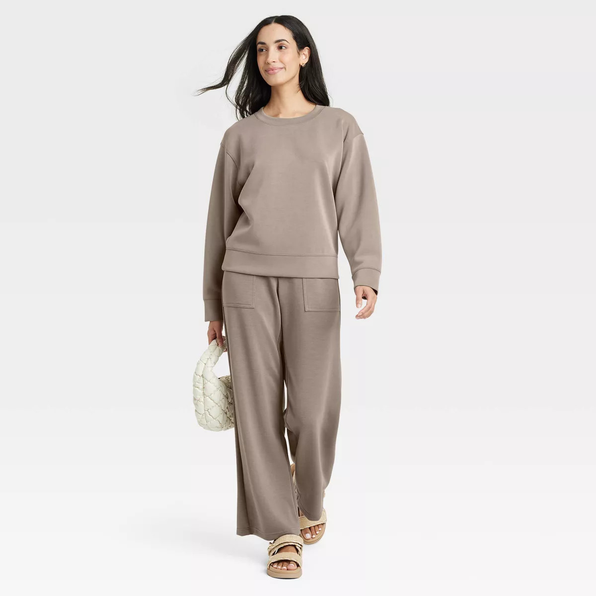 Women's Sandwash Pullover Sweatshirt - A New Day™ | Target