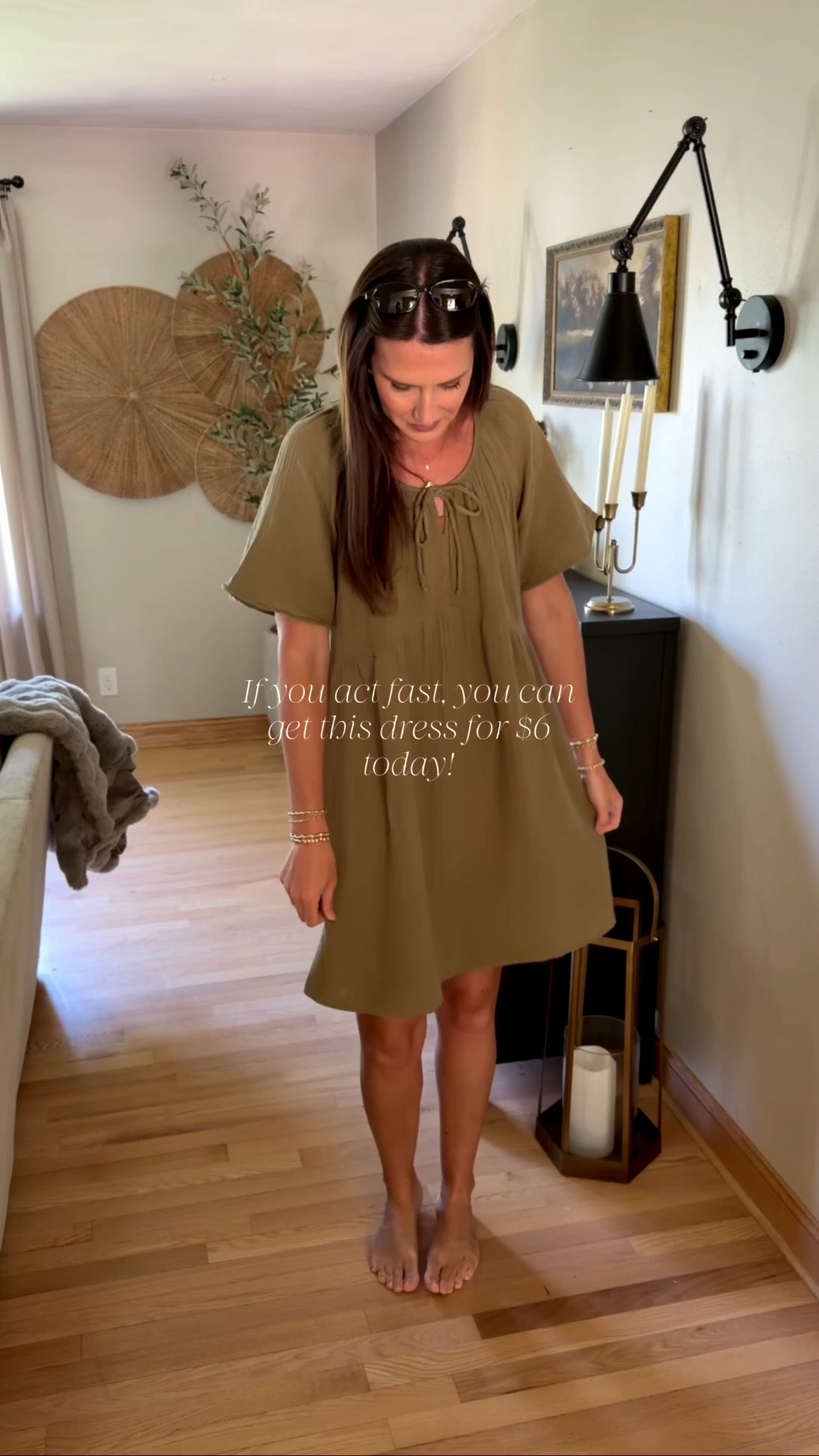 Hurry!!! This dress is $6 right now! I’m in a small tall.