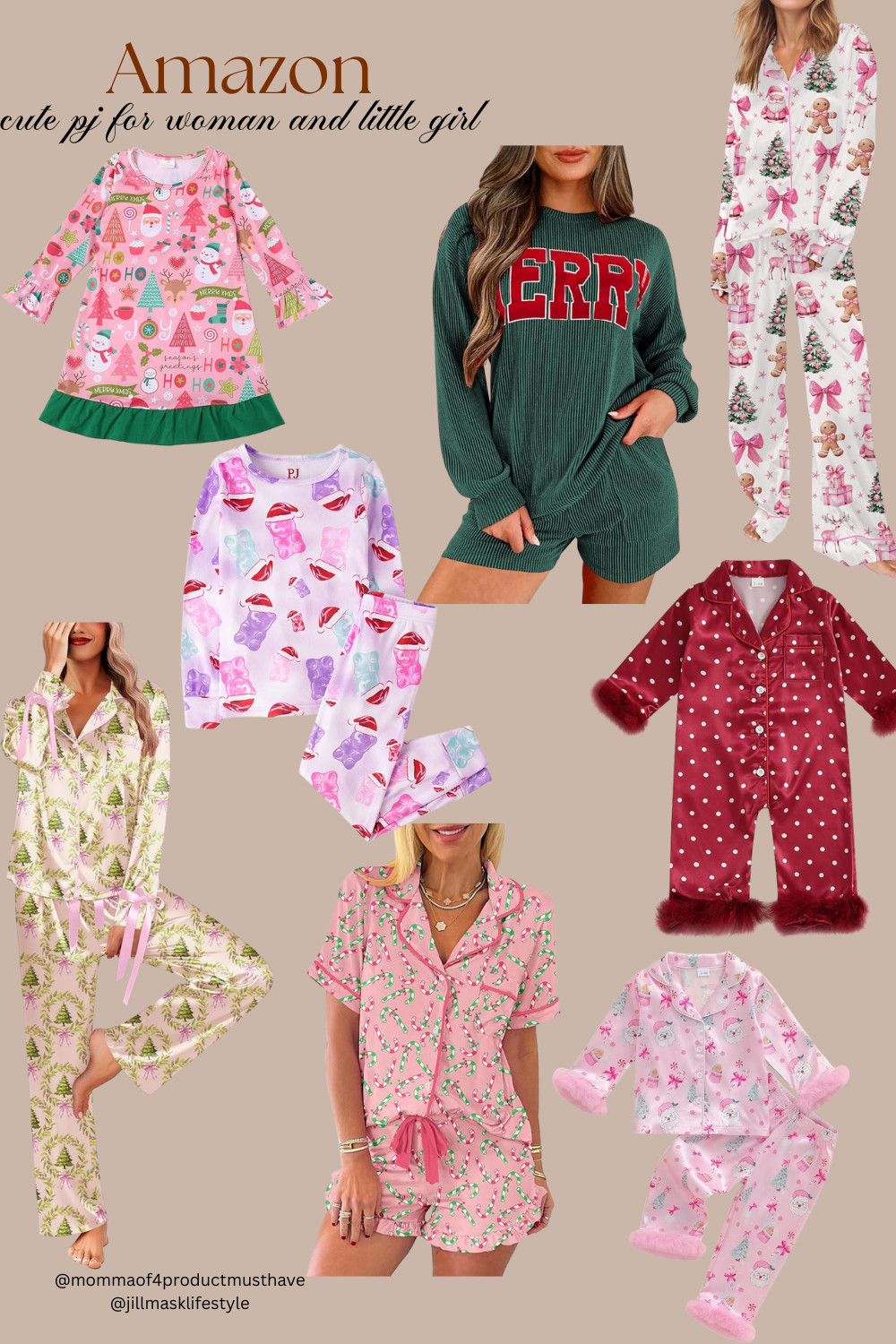 Cutest Matching PJs for Women & Girls 

 #LTKHoliday #LTKmomlife #LTKKids