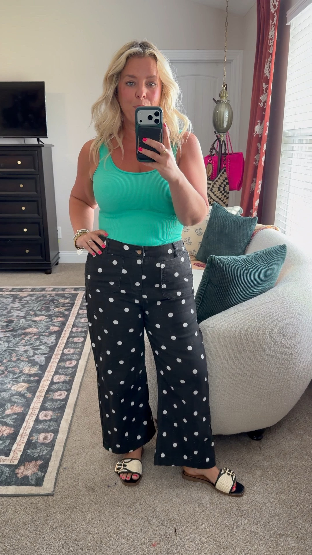 Polka dots are THE pattern this summer & these cute cropped jeans are such a fun way to wear them! Amazon & Walmart for the wins! 
**wearing my true size 10 in pants, large in the shirt & I’m 5’2” for length reference!

#LTKPetite #LTKMidsize