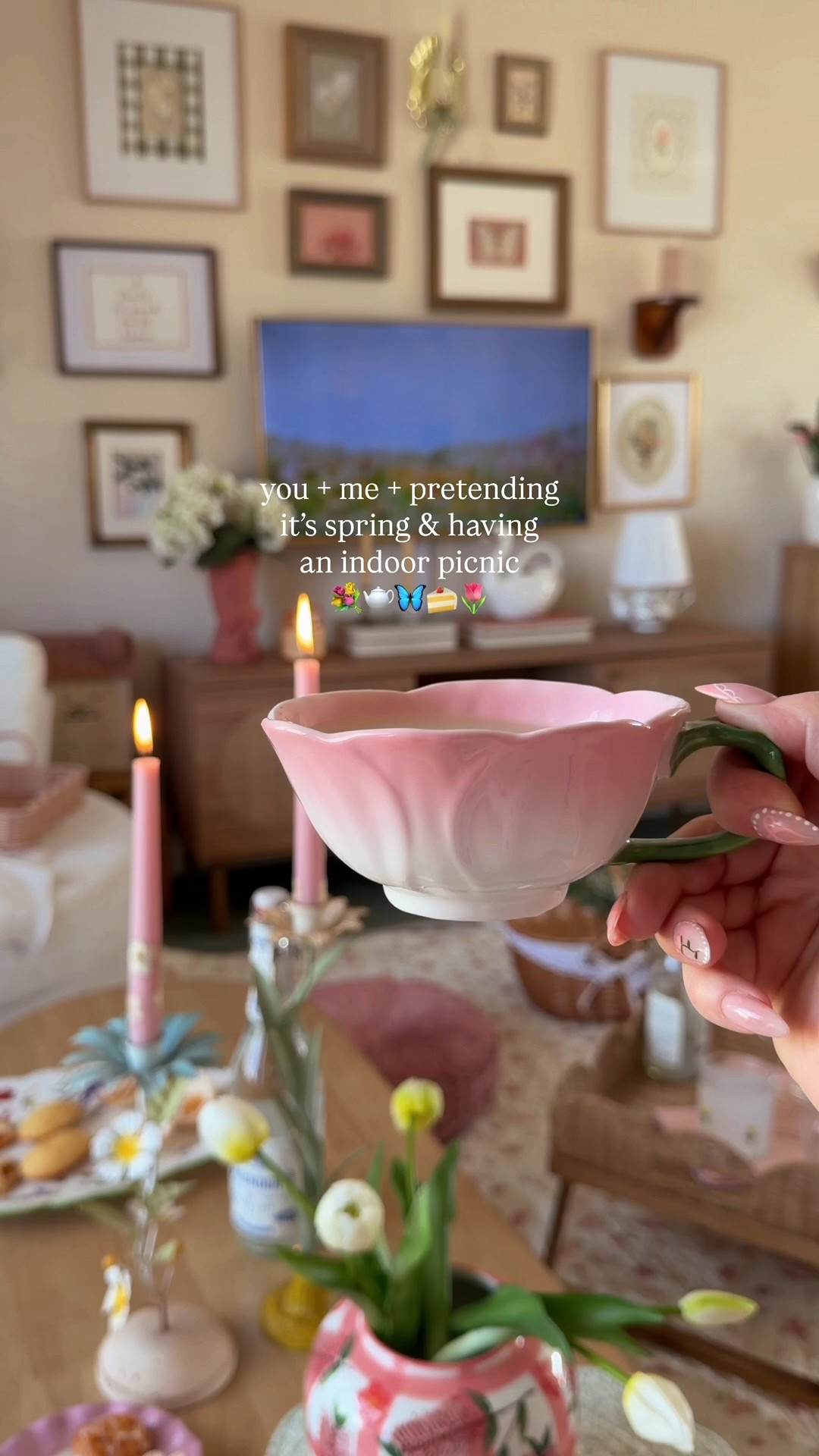 counting down the days until spring 💐🫶🏻#worldmarketpartner
and what better way to bring the spring vibes inside than with a little indoor picnic!

I picked up the cutest World Market finds to host this cozy little indoor spring picnic 💕 I grabbed everything from serve ware and whimsical glassware, to florals and decor, to the most adorable throw pillows
 to make it feel extra dreamy and springy. I also had to grab the perfect picnic snacks & drinks like their lemon madeleines & French lemonade! 🍋🍰
#worldmarketfinds #springpicnic #springdecor #springfinds

#LTKHome #LTKSeasonal