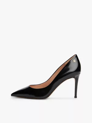 Leather Stiletto Court High Heels | Tommy Hilfiger UK