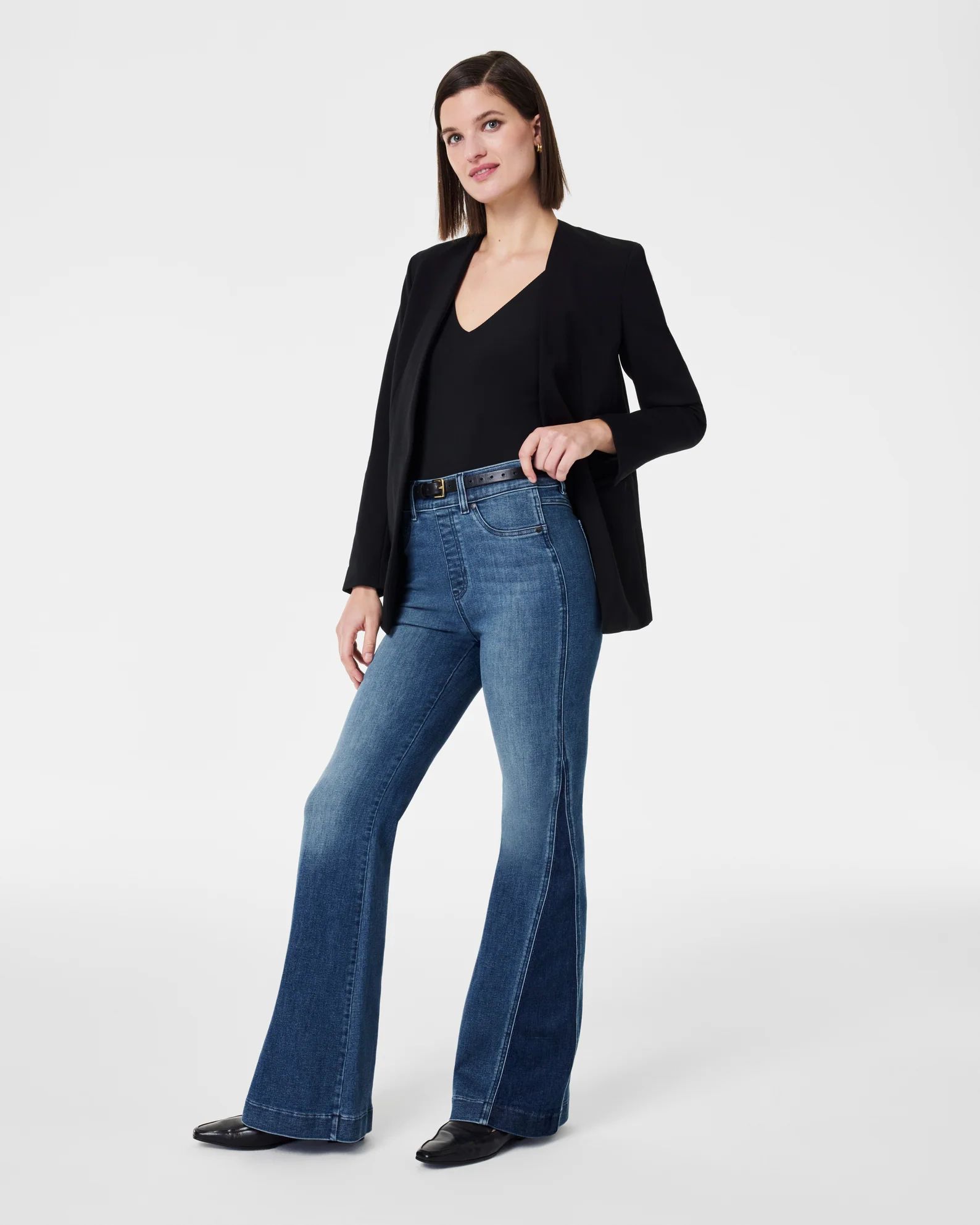 Flare Jeans, Mixed Wash | Spanx