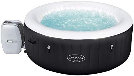 Lay-Z-Spa Miami Hot Tub, 120 AirJet Massage System Inflatable Spa with Freeze Shield Technology, ... | Amazon (UK)
