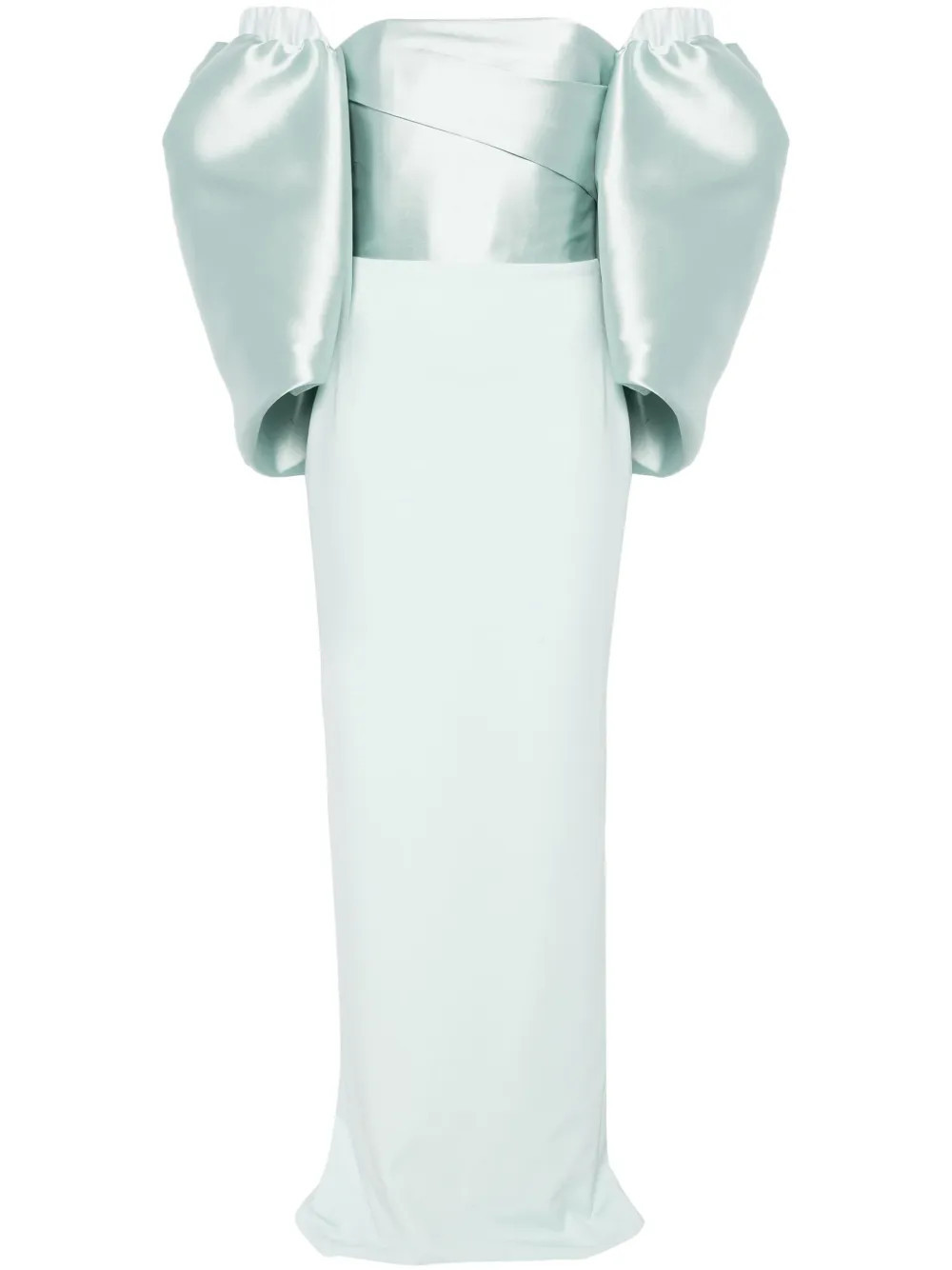 Solace London Floris maxi dress - Green | Farfetch Global