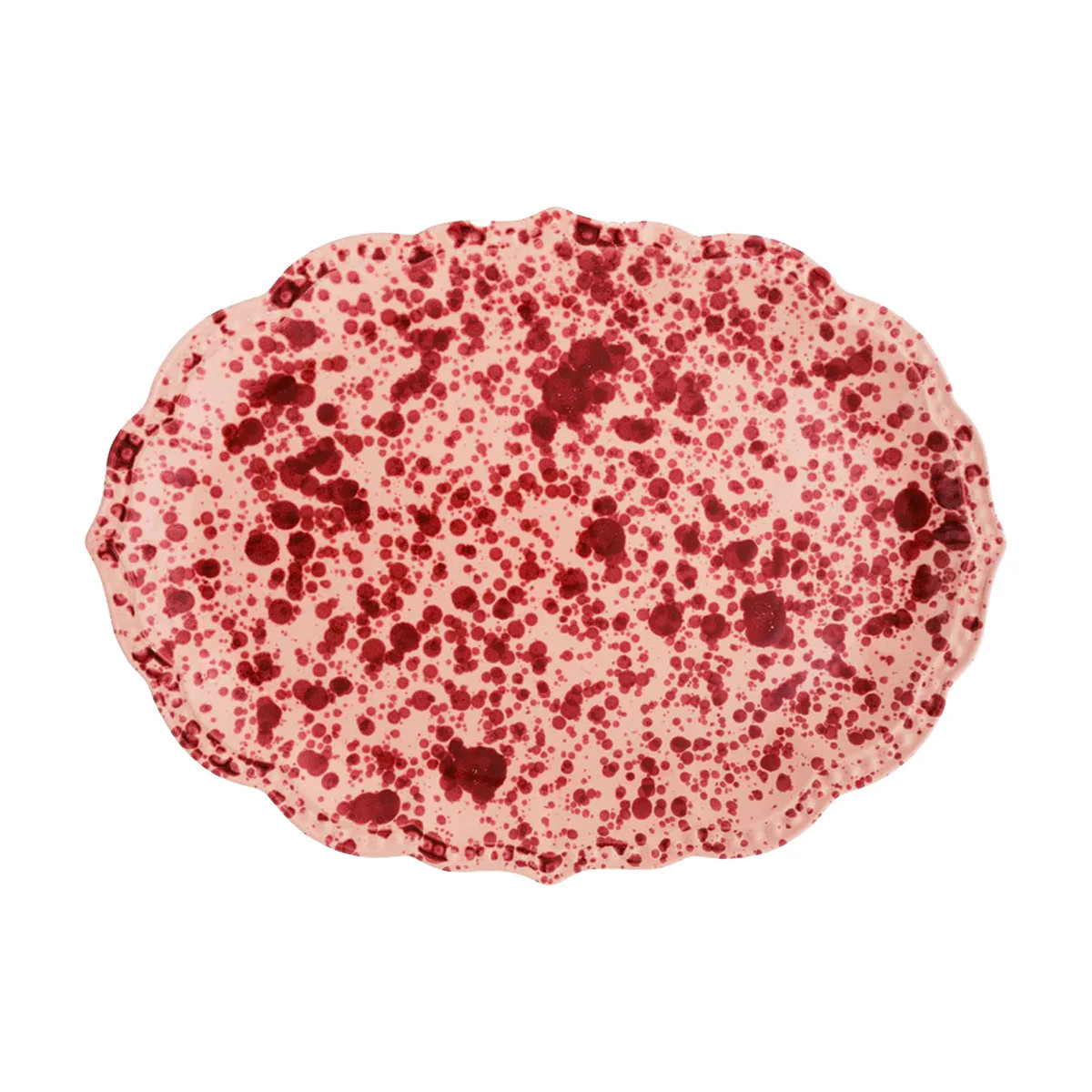 Speckled Serving Plate in Pink | Over The Moon