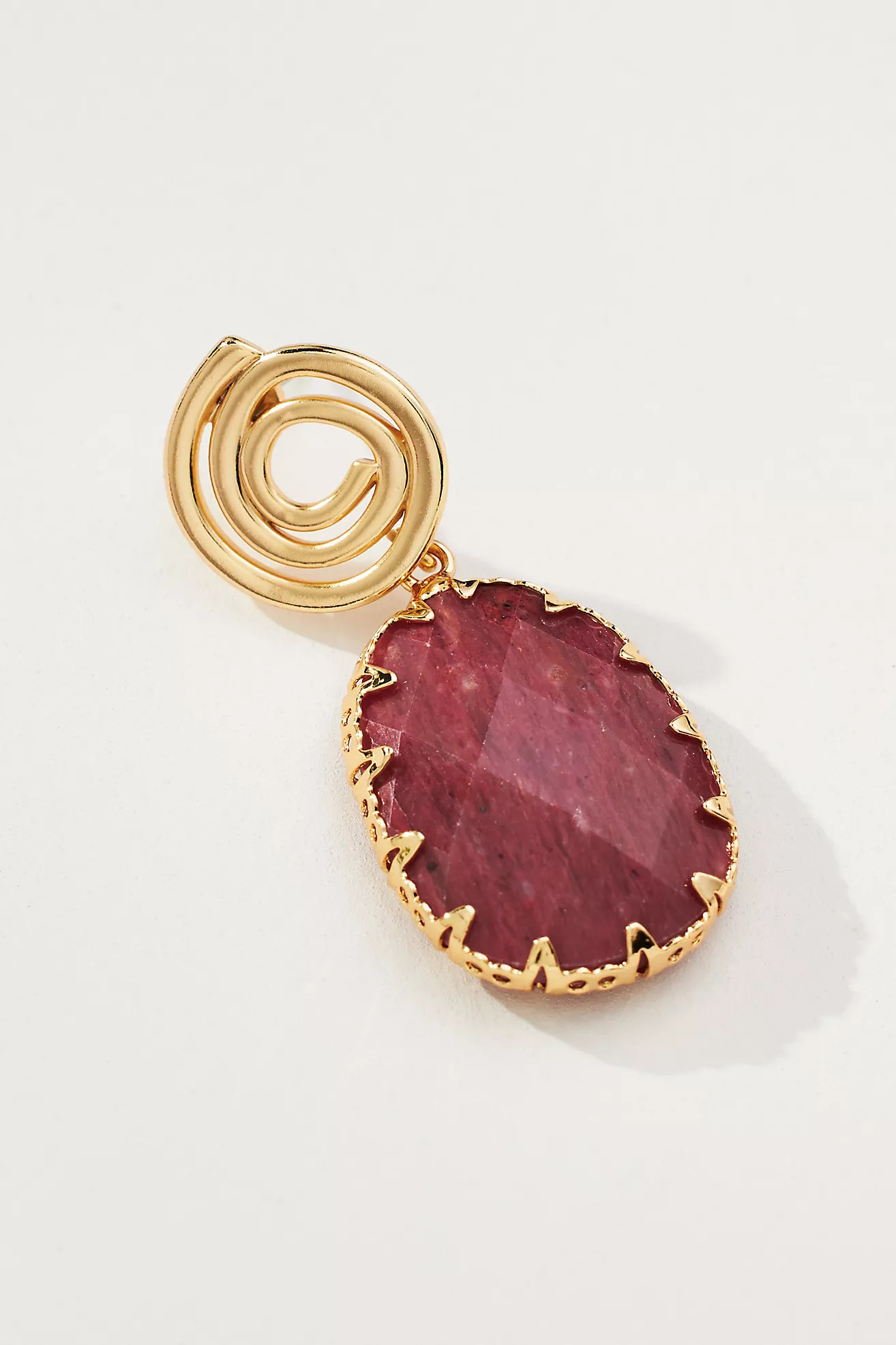Mini Spiral Stone Drop Earrings | Anthropologie (US)