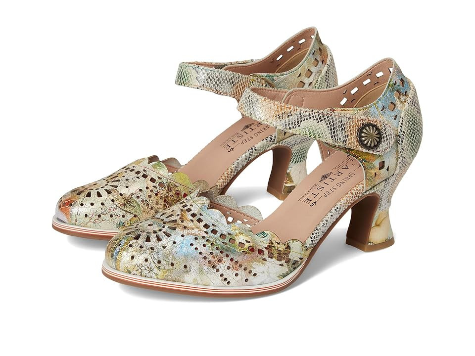 L'Artiste by Spring Step Luxe High Heels Beige : EU 41 (US Women's 9.5-10) M, Leather/Rubber | Zappos