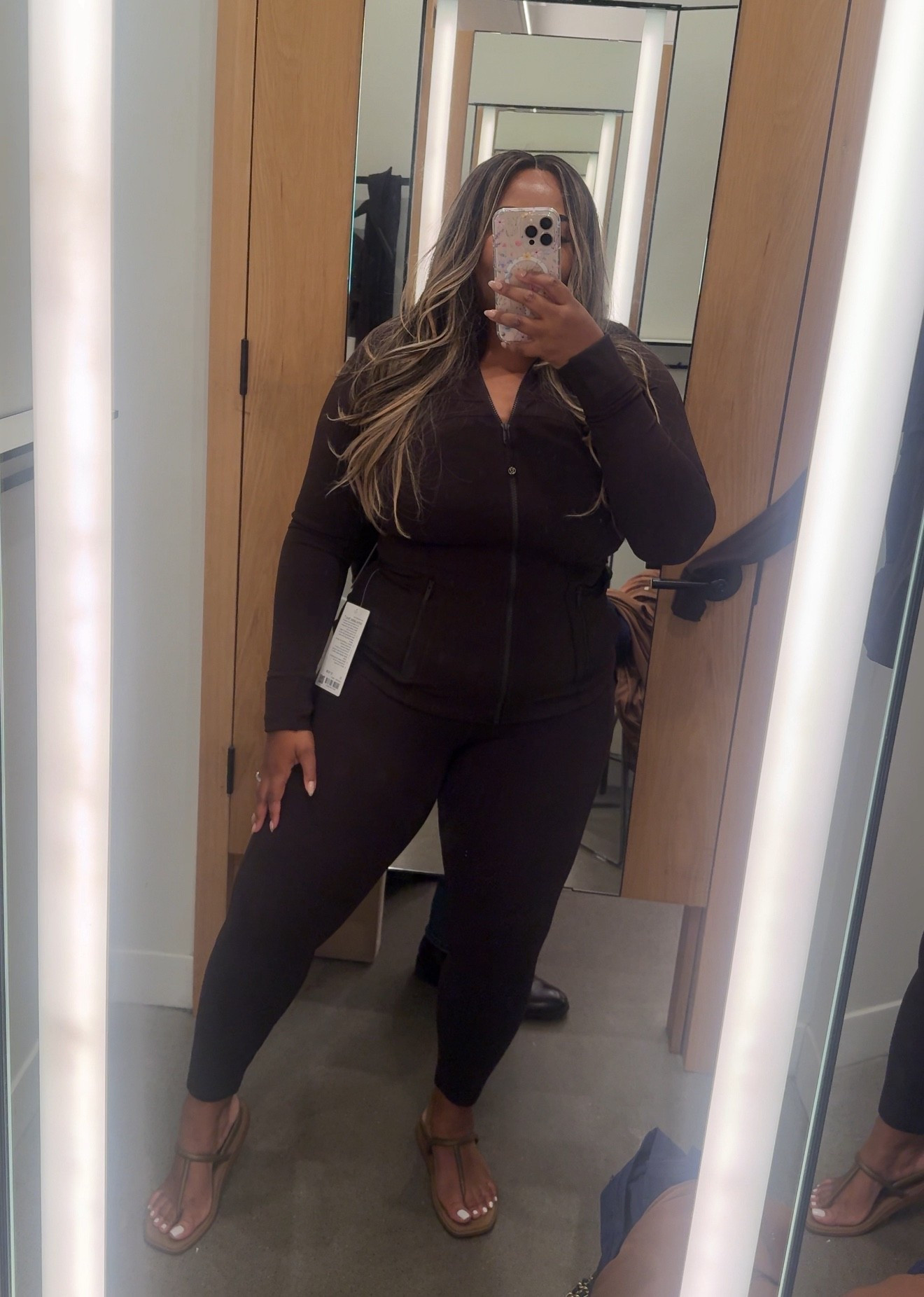 My first Lululemon set thanks to my hubby! Wearing a 12 in top and bottom  

#LTKSeasonal #LTKMidsize #LTKActive