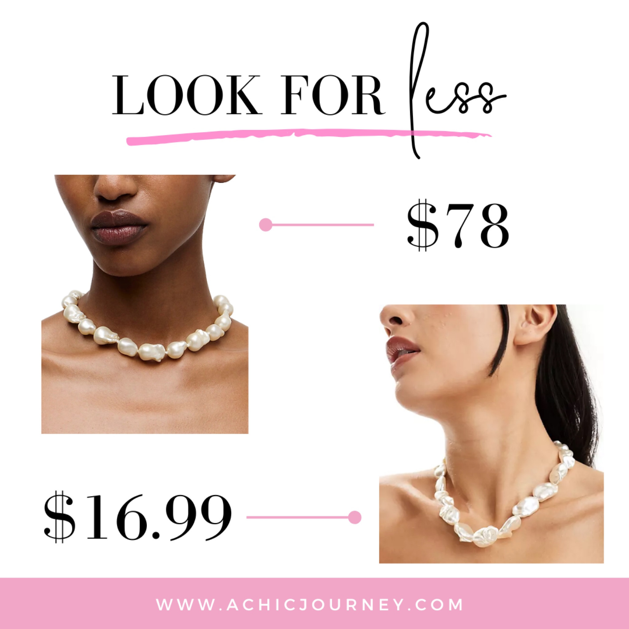 Fresh water pearl necklace look for less!

#LTKStyleTip #LTKFindsUnder50 #LTKSaleAlert