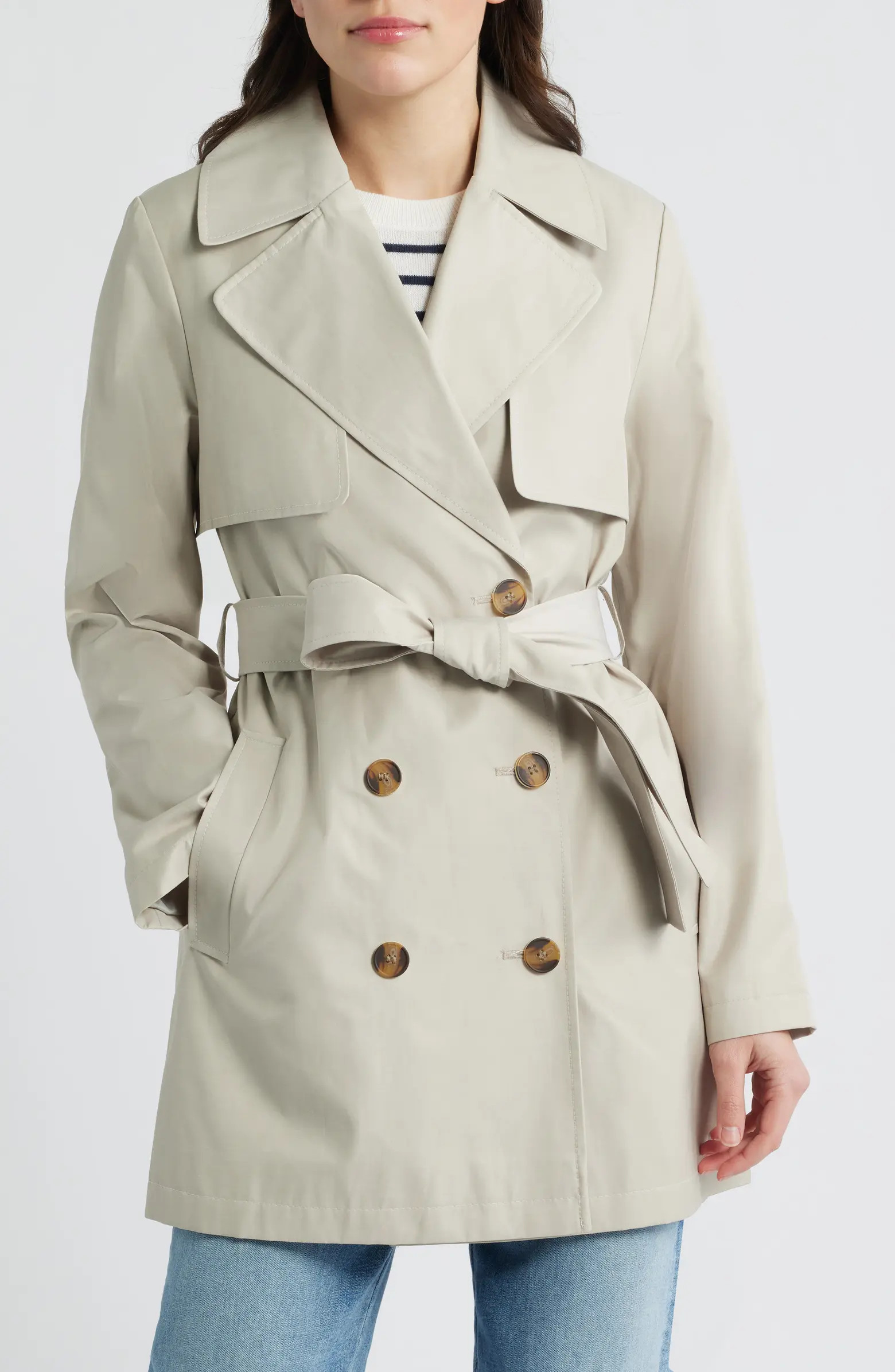Water Resistant Cotton Blend Trench Coat | Nordstrom
