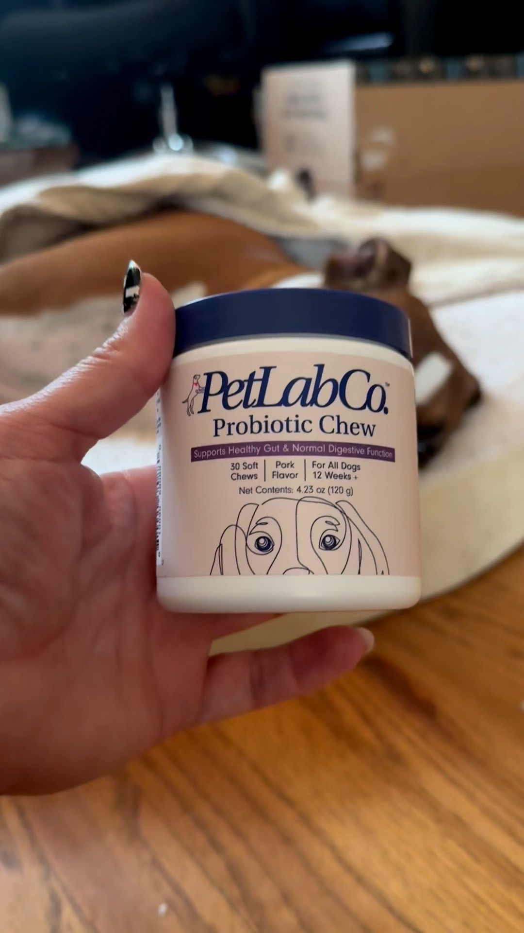 My boxer, Bruno, loves his Pet Lab Co Probiotics. He gets 3 a day because of his weight. They help with his gut and digestive! He thinks they’re treats🤣🤣

#LTKFamily #LTKPets #LTKFindsUnder50