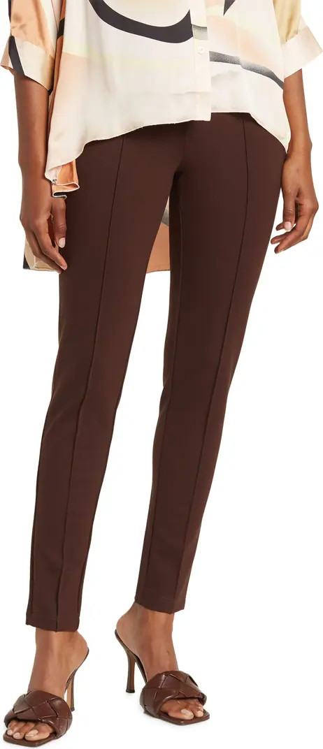 Sharon Seamed Front Ponte Knit Pants | Nordstrom Rack