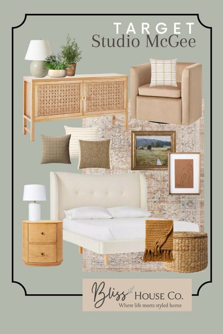 Transform your space with the timeless elegance of Studio McGee at Target 🎯✨ Explore chic textures and cozy accents to create your dream home with Bliss House Co. 