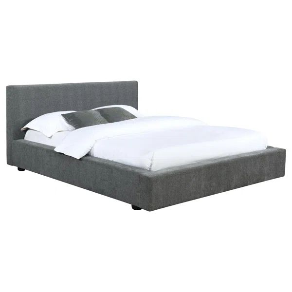 Queen Upholstered Low Profile Platform Bed | Wayfair Professional