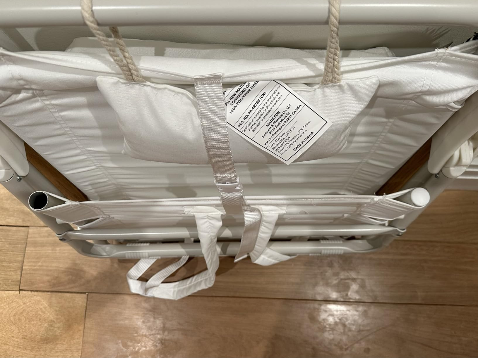 Business & Pleasure Co. Holiday Tommy Chair - Reclining Backpack Beach Chair - Antique White | Amazon (US)