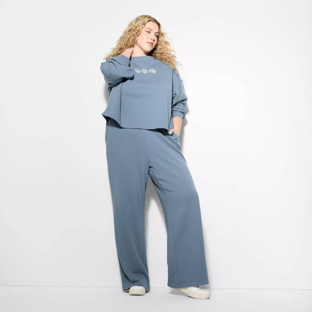 Women's Mid-Rise French Terry Sweatpants - Wild Fable™ | Target