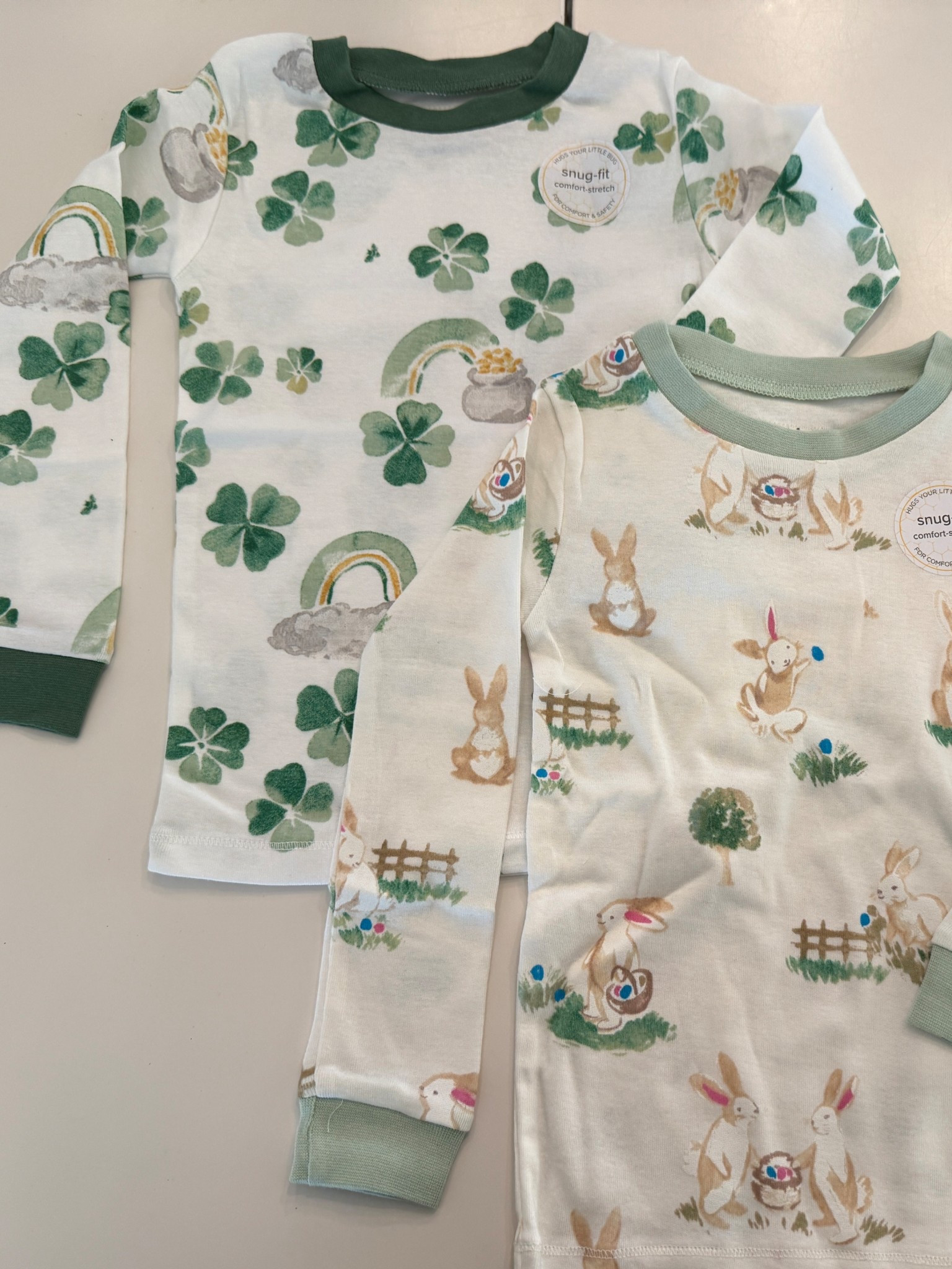 Spring pajama 🍀🐣
We love #BurtsBeeBaby pajamas for all my kiddos. The organic cotton gets softer with every wash! 
#stpatricksday #easter

#LTKspringtrends #LTKSpringSale #LTKKids