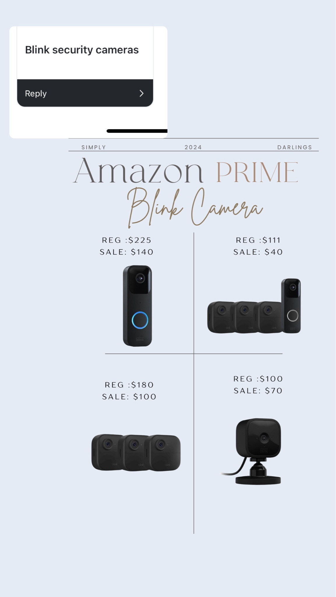 Blink camera on sale for prime day! 

#LTKxPrimeDay