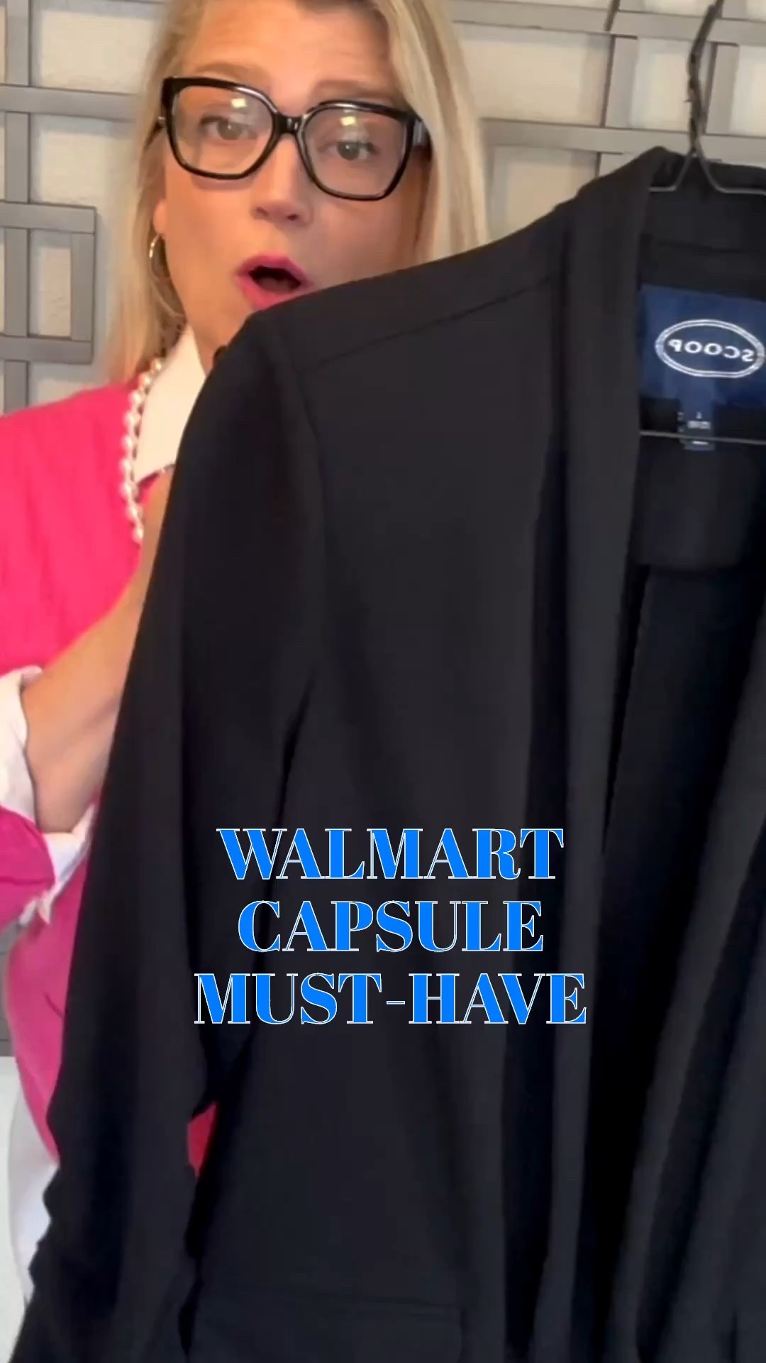 On Sale! I’m wearing large in this comfortable blazer. Perfect for holiday parties and family photos. @shannonskiptomylife @walmartcreator #walmartpartner 

#LTKHoliday #LTKOver40 #LTKGiftGuide