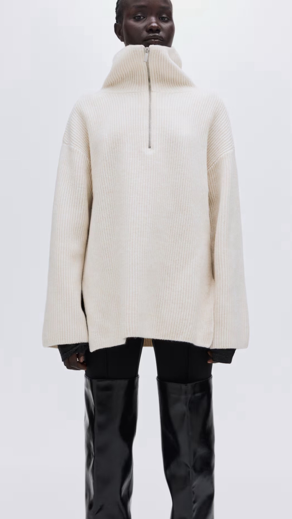 Love the high neck 🤍🤍🤍 

#LTKstyletip #LTKpetite #LTKwinter