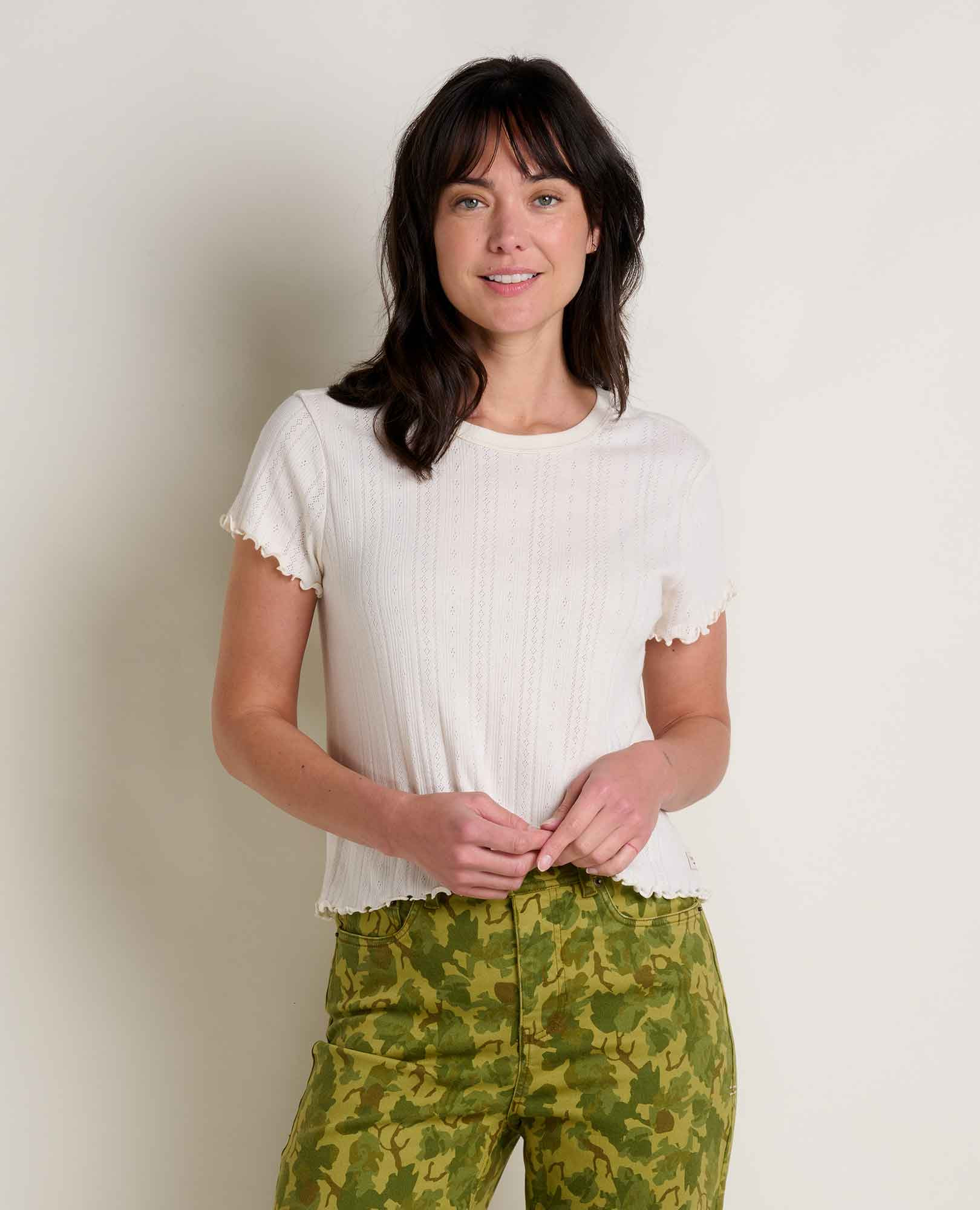 Foothill Cropped Baby Tee | Made from Recycled Materials by Toad&Co | Toad&Co