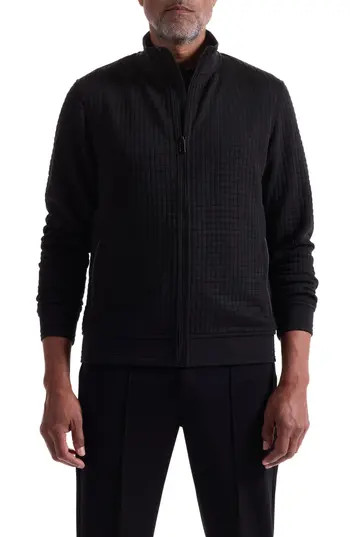 Bugatchi Quilted Jacket in Black at Nordstrom Rack, Size Large | Nordstrom Rack