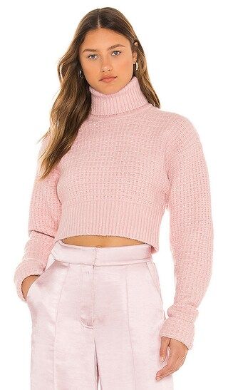 Madeline Turtleneck in Light Pink | Revolve Clothing (Global)