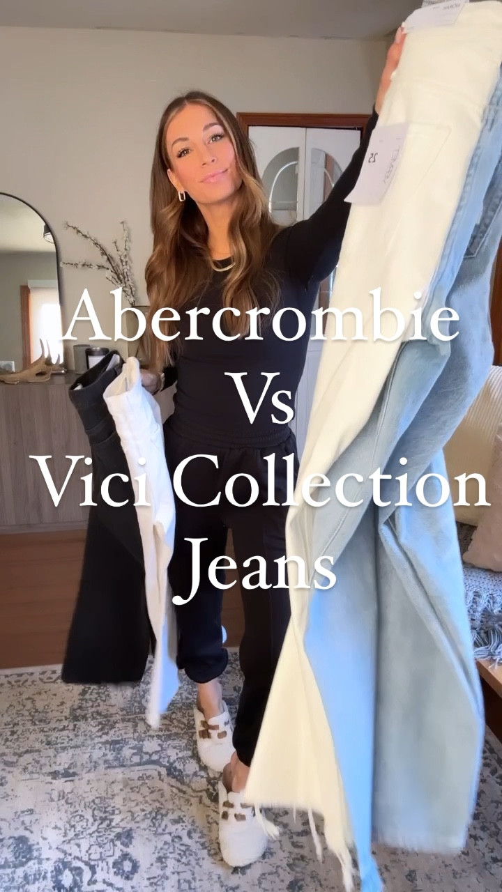 @abercrombie vs @vicidolls denim

Havnt met an @abercrombie 90s relaxed jean I didn’t love! 
 My only complaint for @vici is the sizing runs big 
Wearing 25 in both brands 

Vici is definitely the more affordable option of the two, however Abercrombie runs sales OFTEN!  So get them when you can!! 
 
#abercrombiedenim #vicidolls #gdwm #grwm #ootd #outfitinspiration #outfitideas #styleinspo #whatiwore #outfitoftheday #amazonfashion #gdwm #grwm #ootd #outfitinspiration #outfitideas #styleinspo #whatiwore #outfitoftheday @shop.ltk #ltk #ltkunder50 #ltkfashion 

#LTKstyletip #LTKSale #LTKfit