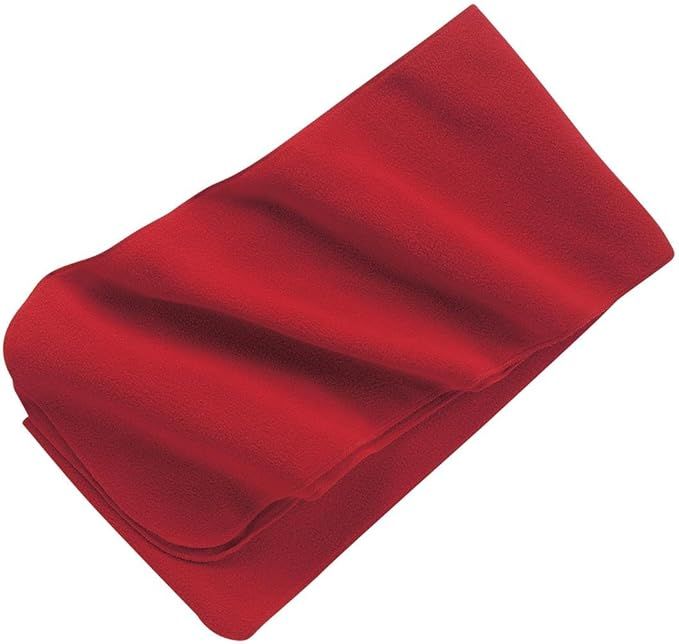 Extra Long Fleece Scarf, Color Red, Size: One Size | Amazon (US)