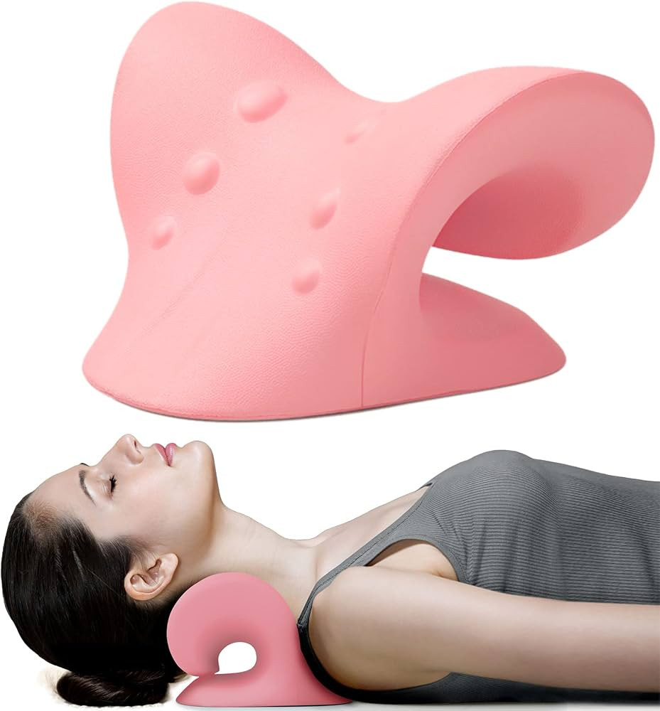 RESTCLOUD Neck and Shoulder Relaxer, Cervical Traction Device for TMJ Pain Relief and Cervical Sp... | Amazon (US)
