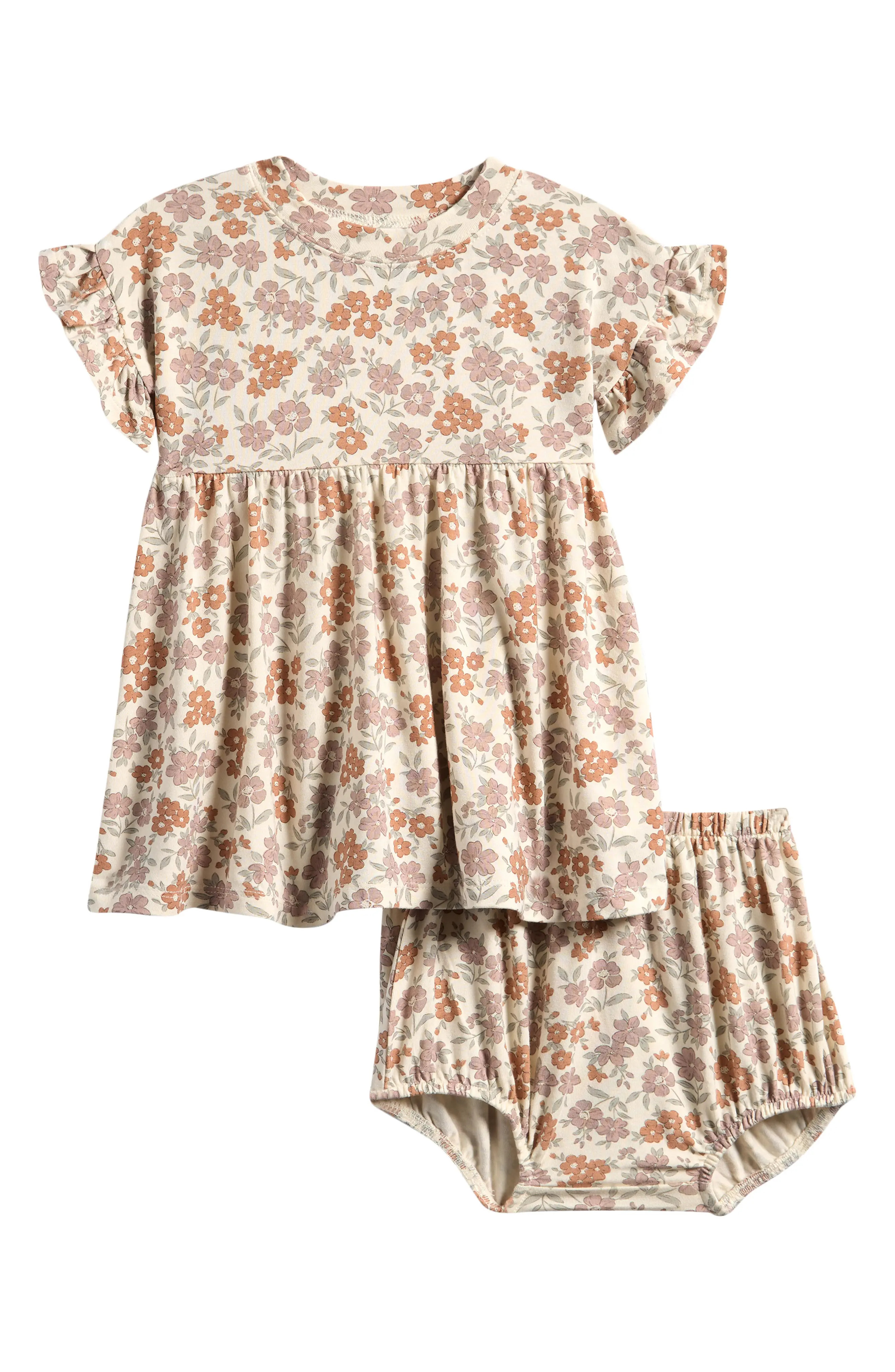 Rylee + Cru Ditsy Floral Babydoll Dress & Bloomers Set (Women) | Nordstrom | Nordstrom