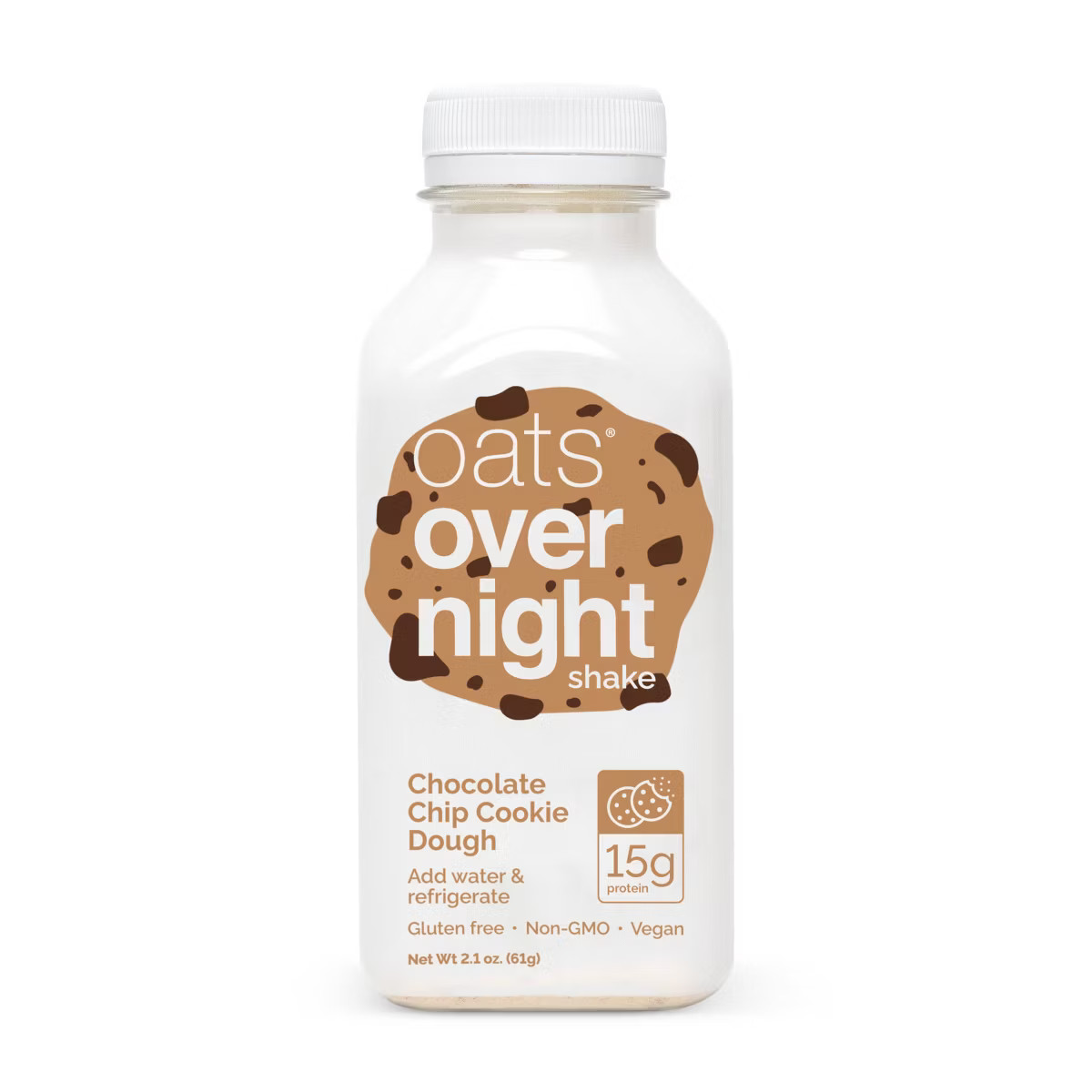Oats Overnight Chocolate Chip Cookie Dough Breakfast Shake - 2.1oz | Target