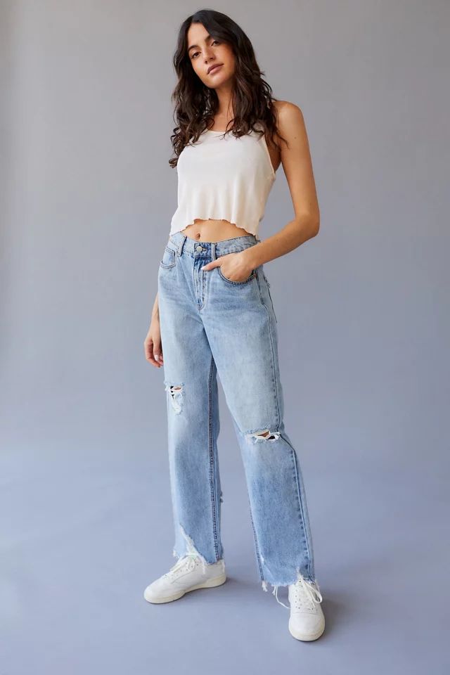 BDG High-Waisted Cowboy Jean – Vintage Light Wash | Urban Outfitters (US and RoW)