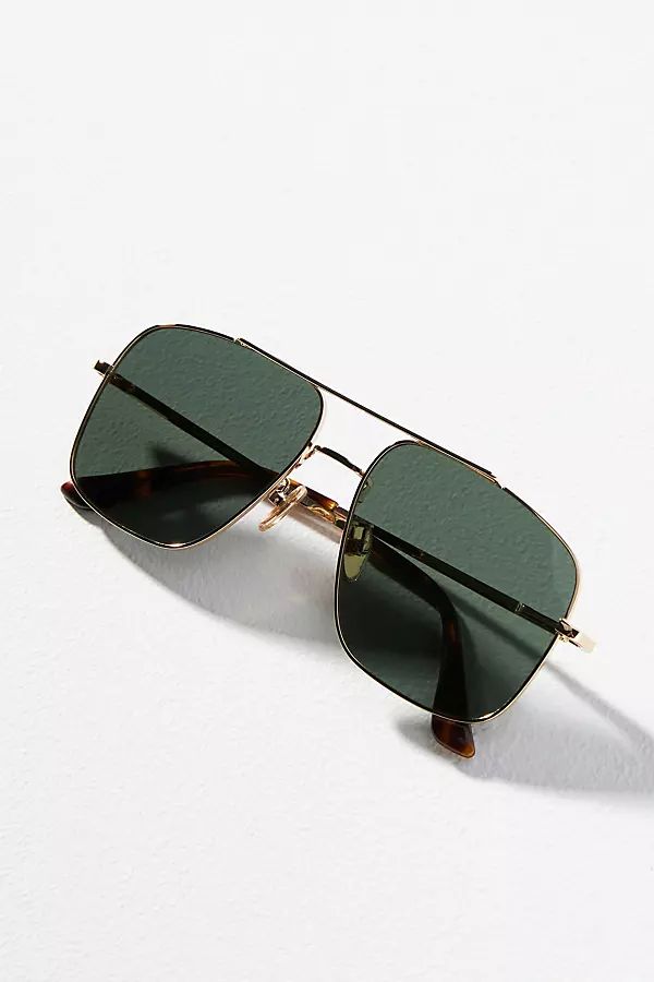 Banbe Maxwell Sunglasses By Banbe in Gold | Anthropologie (US)