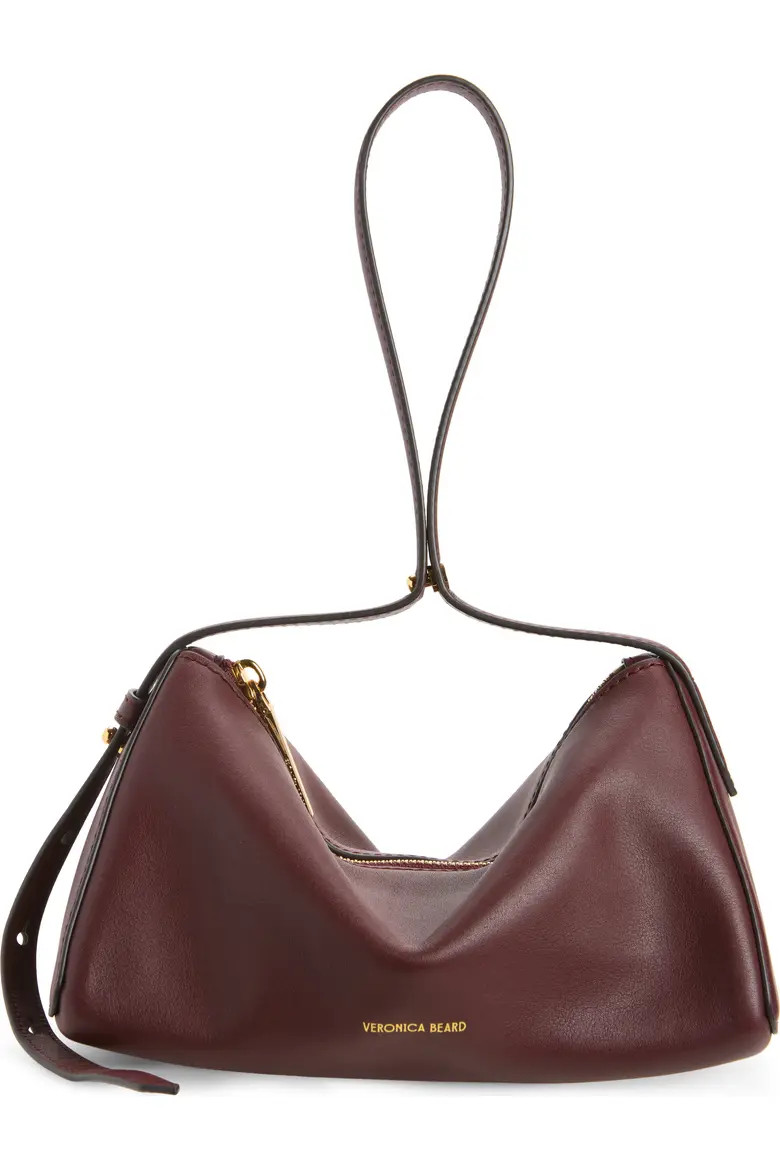 Veronica Beard Prism Leather Shoulder Bag in Black at Nordstrom | Nordstrom