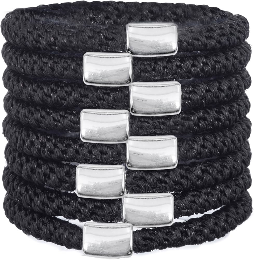 Kitsch Perfect Ponytail Holder, Hair Ties for Thick Hair, Elastic Hair Ties, Hair Rubberbands, 8p... | Amazon (US)