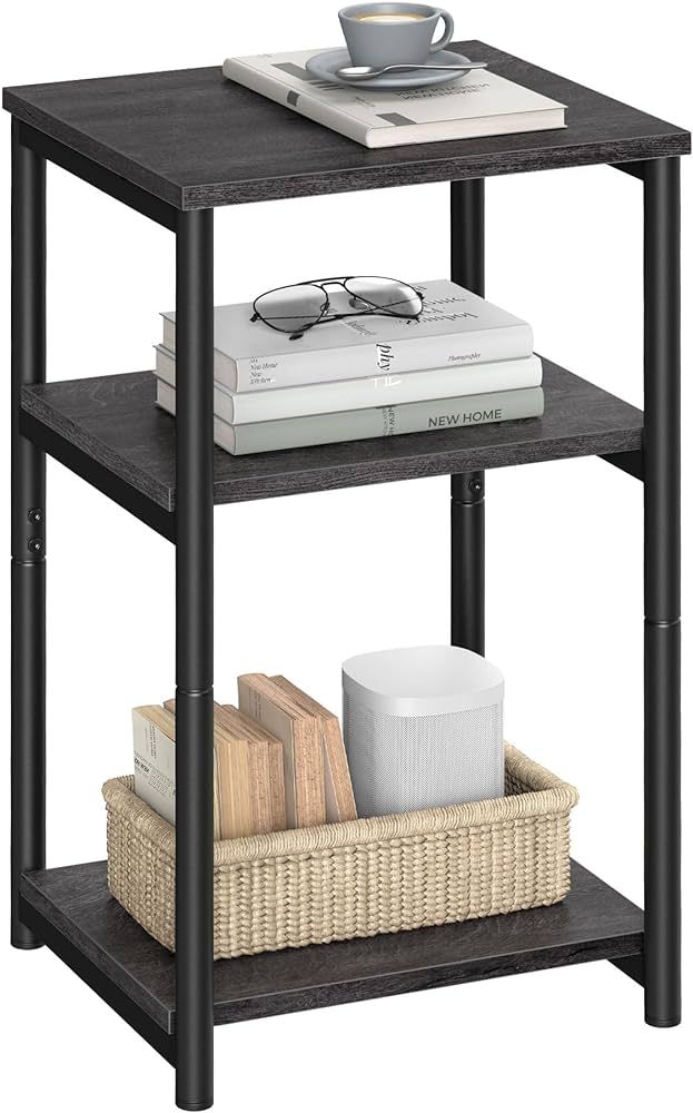 VASAGLE Side Table, Small End Table, Tall Nightstand for Living Room, Bedroom, Office, Bathroom, ... | Amazon (US)