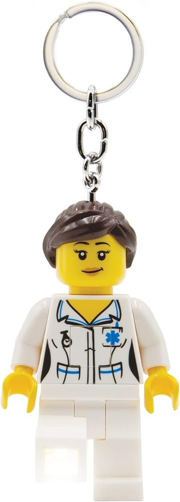LEGO Classic Keychain Light - Nurse - 3 Inch Tall Figure (KE186H) | Amazon (US)