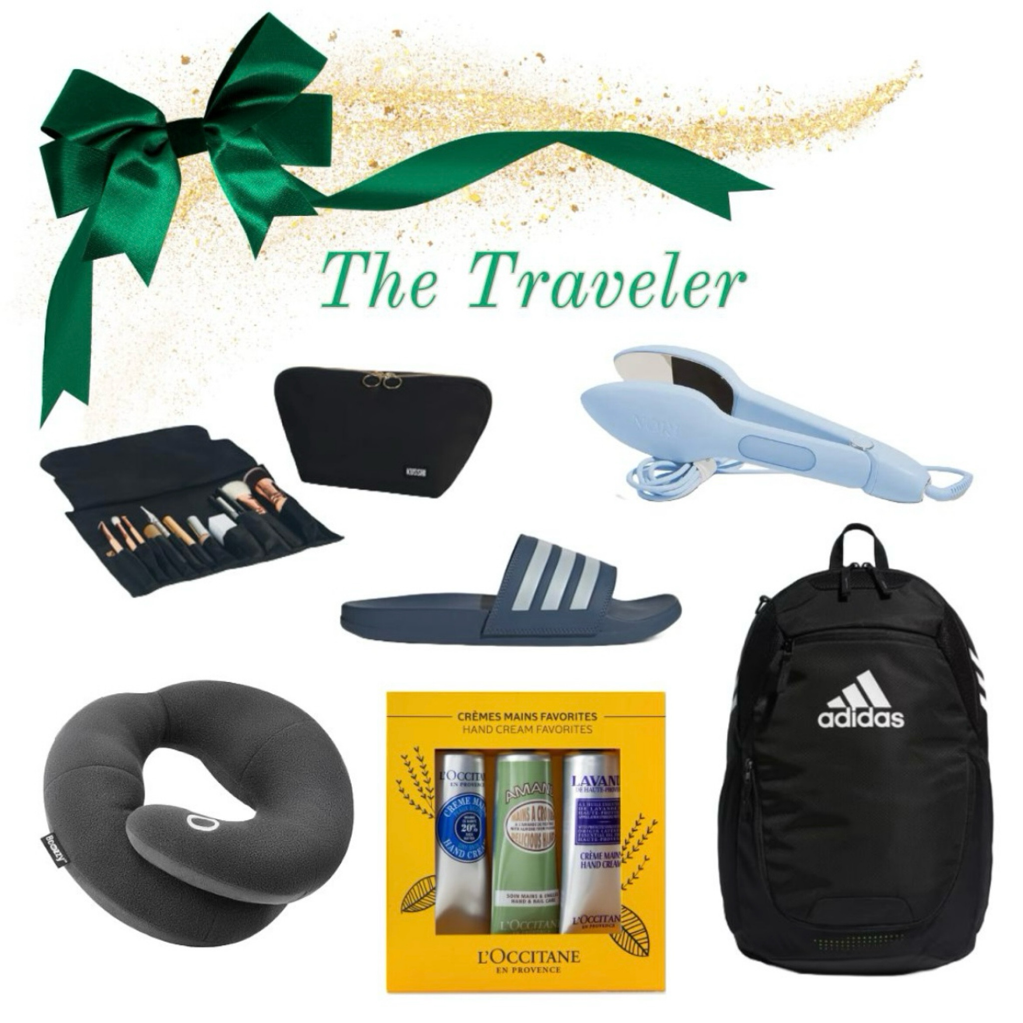 Must haves for holiday travel 🙌 these plastic slides can work as shower shoes and slippers, saving suitcase space 💃🏻 my favorite travel backpack is actually made for soccer but perfect flying! 🙌 more details on the blog ❤️💚🎁🎄

#LTKGiftGuide #LTKBeauty #LTKTravel