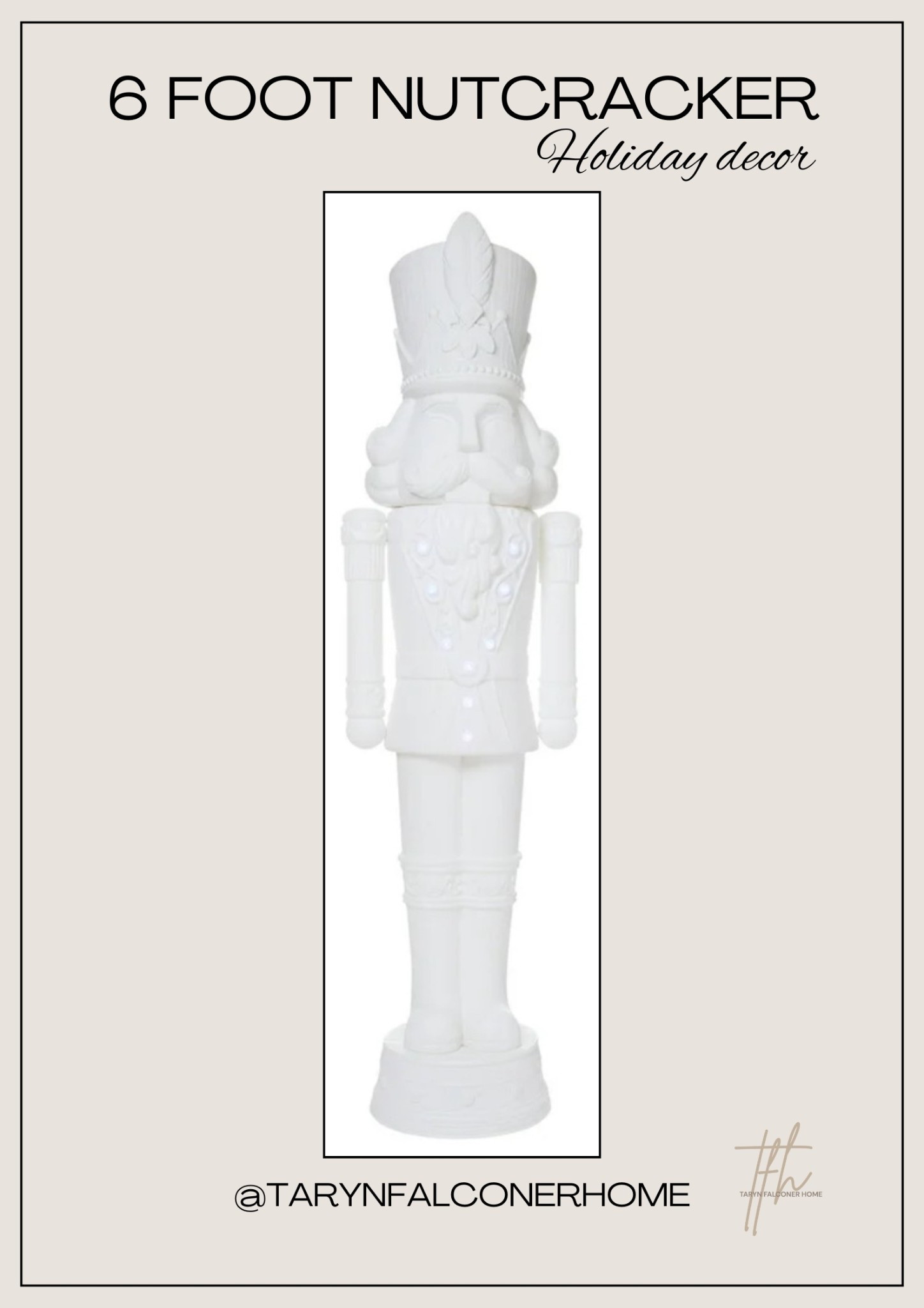 6 foot nutcracker with animations and sound! The perfect piece for holiday decorating.

#nutcracker #christmasdecor #christmas #holidaydecor #indoordecor #outdoordecor #homedecor

#LTKHome #LTKSeasonal