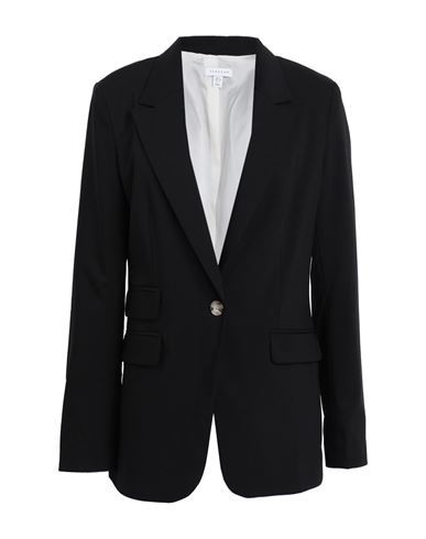 Topshop Woman Blazer Black Size 4 Polyester, Elastane | YOOX (US)