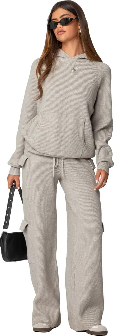 Wynter Low Rise Drawstring Cargo Sweater Pants | Nordstrom