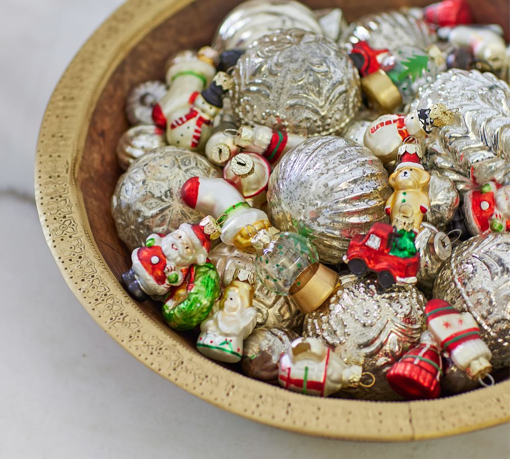 Gilded Wooden Bowl - Gold | Pottery Barn (US)