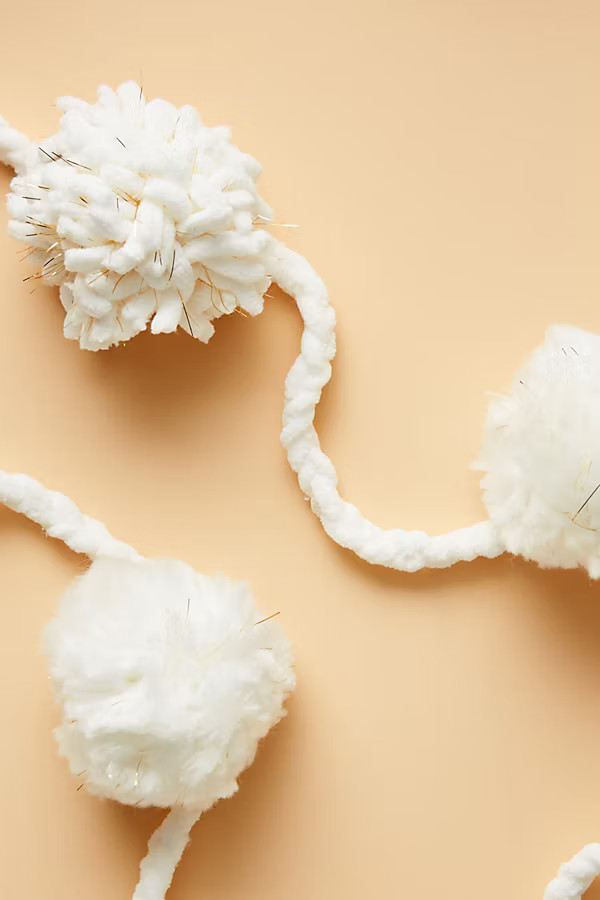 Arctic Pom Garland | Anthropologie (US)