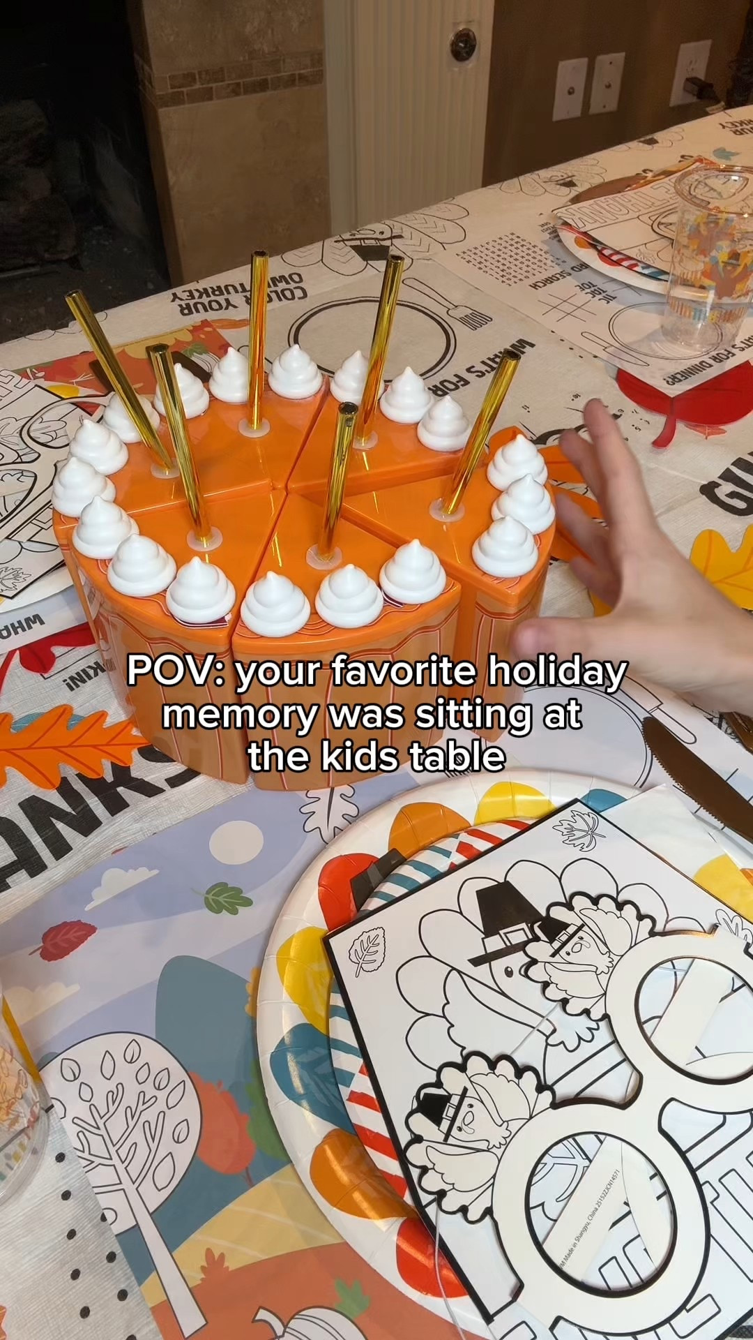 The kids table is officially the cutest spot at Thanksgiving this year. 🦃 

I found the most adorable 6 piece pie-shaped drink cups from Packed Party for the centerpiece (and they are 50% off right now and shipped fast) and everything else is from Walmart!

Now I kind of want to sit here with the kids 😜

If you want your holiday entertaining to feel special without spending a ton, you’re in the right place. 

Comment TABLE and I’ll send you the links to everything!

Follow @makingfrugalfun for more holiday hosting ideas, budget tablescapes, DIYs, and all the best Walmart finds. 

#ThanksgivingTable #KidsTableIdeas #ThanksgivingInspo #HolidayHostingOnABudget #HolidayTablescape #WalmartFinds #WalmartHome #BudgetFriendlyDecor #FrugalFun #ThanksgivingDIY #HolidayEntertaining #KidsTableDecor #TablescapeInspo #Decoratewithme

#LTKHome #LTKHoliday #LTKParties